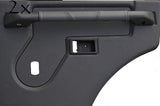 black stitch FITS LAND ROVER DISCOVERY 200 300 89-95 2X REAR DOOR HANDLE COVERS