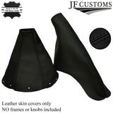 BLACK STITCH FOR TOYOTA SUPRA MK4 1993-2002 GEAR HANDBRAKE GAITER REAL LEATHER