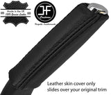 BLACK & BLACK LEATHER HANDBRAKE HANDLE COVER FOR MERCEDES A CLASS W169 04-12