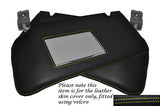 YELLOW STITCH FITS NISSAN NAVARA D40 PATHFINDER R51 05-13 2X SUN VISOR  COVERS