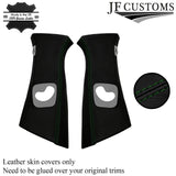 D GREEN STITCH ITALIAN LEATHER PILLAR KIT COVERS FOR BMW 5 SERIES F10 F11 10-16