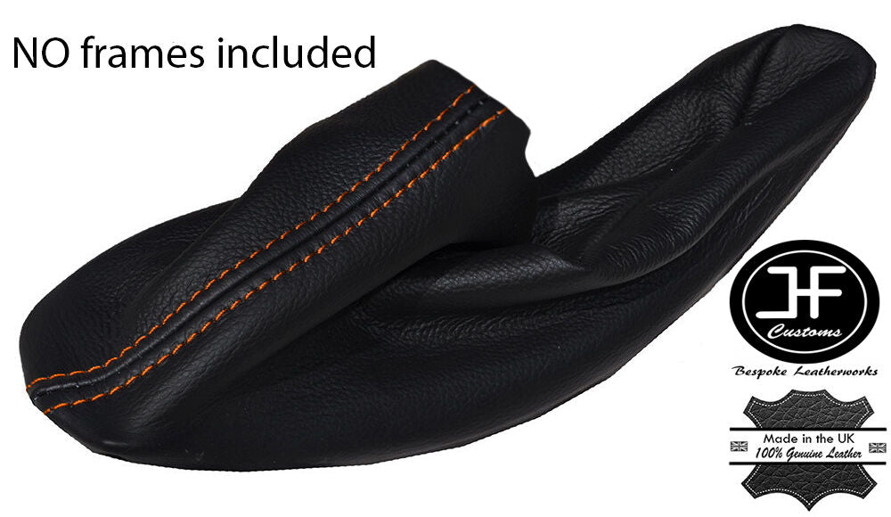ORANGE STITCHING LEATHER SKIN HANDBRAKE GAITER FITS BMW Z3 1995-2002 CUSTOM NEW