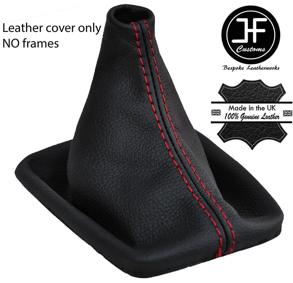 RED STITCHING REAL LEATHER MANUAL GEAR GAITER FITS BMW 3 SERIES E36 E46 91-05