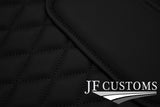 BLACK DIAMOND VINYL 4X TAILORED FLOOR CARPETS FOR BENTLEY CONTINENTAL 05-11 JF1