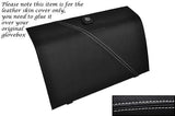 WHITE STITCHING FITS TRIUMPH TR7 TR8 GLOVE BOX LID REAL LEATHER SKIN COVER ONLY