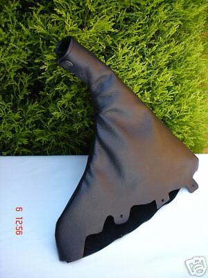 FITS JAGUAR S-TYPE BLACK HANDBRAKE GAITER REAL LEATHER CUSTOM NEW MADE IN UK