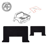 FITS CORVETTE C5 COUPE 1997-2004 TRUNK / BOOT MAT WITH GENUINE LEATHER AND CANVA