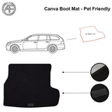 FITS BMW 3 SERIES E46 TOURING 97-06 DOG FRIENDLY TRUNK / BOOT CANVA MAT CAT/DOG