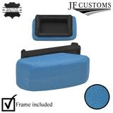 FOR VW GOLF MK2 JETTA 83-92 3X L BLUE LEATHER DASHBOARD BLANK TRIMS + FRAMES