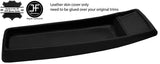 BLACK REAL LEATHER CENTRE CONSOLE COVER FITS MERCEDES W108 W109 1966-1972
