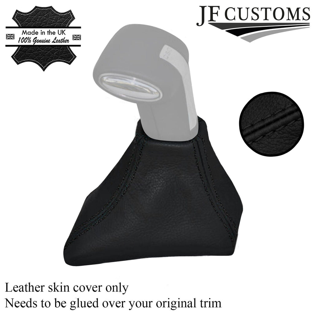 FITS VW PASSAT B6 05-10 BLACK STITCH DSG AUTOMATIC GEAR LEATHER COVER CUSTOM NEW