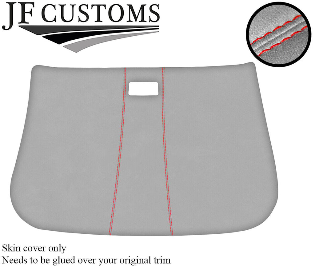 RED STITCH ROOF LINING HEADLINING LIGHT GREY LUXE COVER FOR AUDI TT MK1 98-06