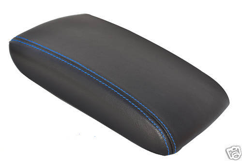 FITS SUBARU LEGACY 05-09 ARMREST COVER  LEATHER L BLUE ST CUSTOM NEW MADE IN UK