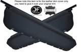 BLACK STITCH 2X FRONT UPPER DOOR PANEL TRIM LEATHER COVERS FITS HUMMER H2 03-07