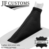 BLACK STITCH LEATHER AUTOMATIC GEAR GAITER COVER FOR VAUXHALL OPEL MOKKA 12-19