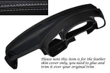 GREY STITCH DASH DASHBOARD LEATHER SKIN COVER FITS BMW 3 SERIES E36 1992-1998