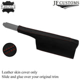 DARK RED STITCH LEATHER HANDBRAKE COVER FOR VAUXHALL VIVARO 2019-2022 CUSTOM NEW