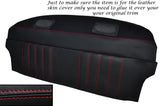 RED STITCH PARCEL SHELF BACK REST LEATHER SKIN COVERS FITS PORSCHE 911 930 SC