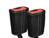 grey stitch FITS SMART FORFOUR & MITSUBISHI COLT 2X SEAT BELT STALK LHTR COVERS