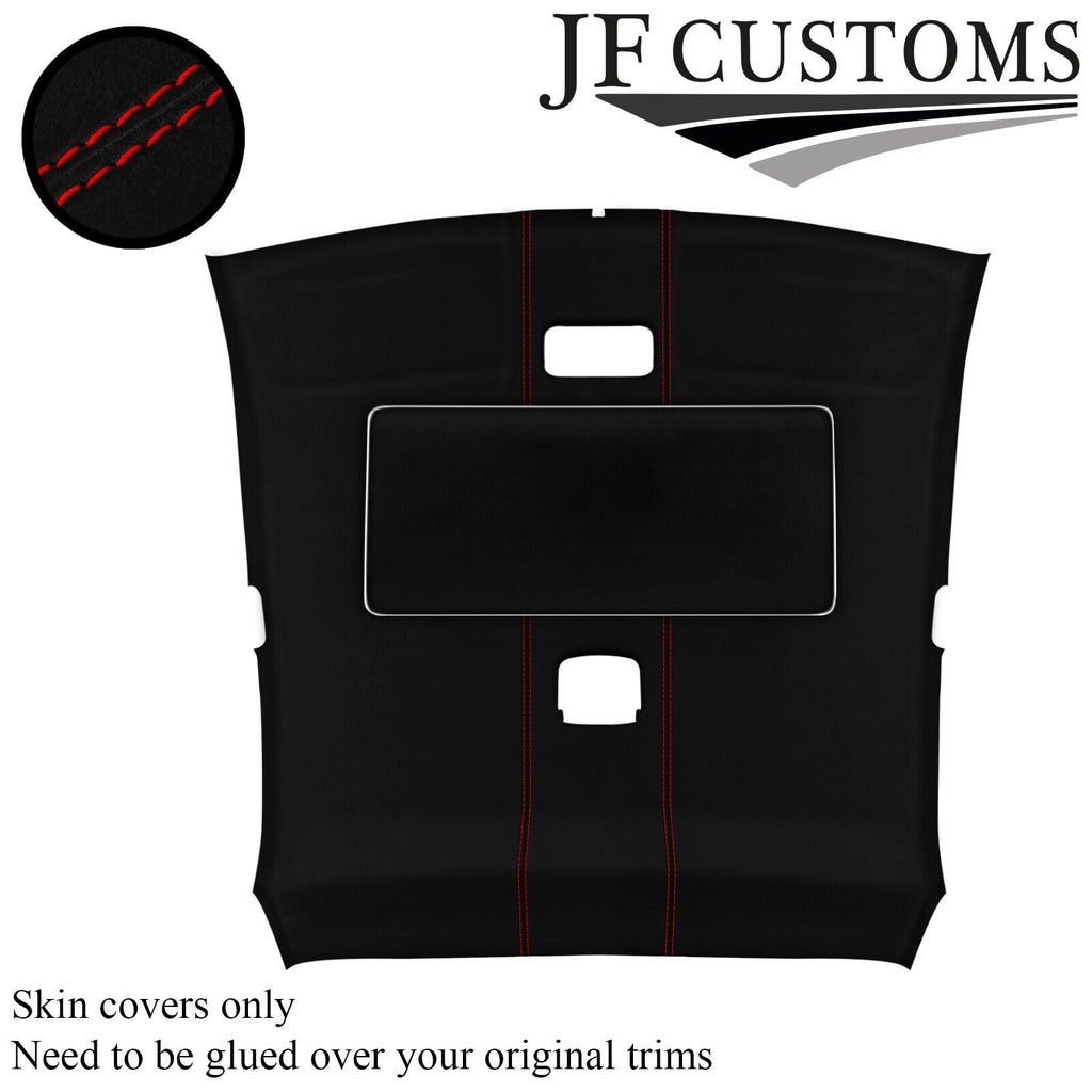 RED STITCH SUEDE SUNROOF HEADLINER COVER FOR LEXUS IS200 XE10 MK1 98-05