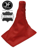 DARK RED REAL LEATHER MANUAL GEAR GAITER FITS TOYOTA CELICA 1990-1993 CUSTOM NEW