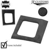 D GREY SUEDE COVERED MANUAL SHIFT SURROUND TRIM + FRAME FOR FORD MUSTANG 87-93