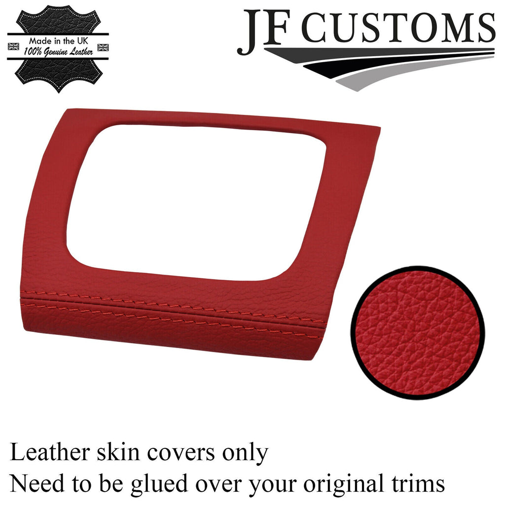 D RED ITALIAN LEATHER GEAR SURROUND COVER FITS LEXUS RX 04-08 CUSTOM NEW