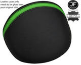 BLACK & GREEN STRIPE LEATHER DASH COWL HOOD COVER FITS MG MGF MG TF 1995-2005