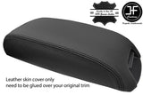 BLACK TOP GRAIN REAL LEATHER ARMREST LID COVER FITS DODGE JOURNEY 2011-2018