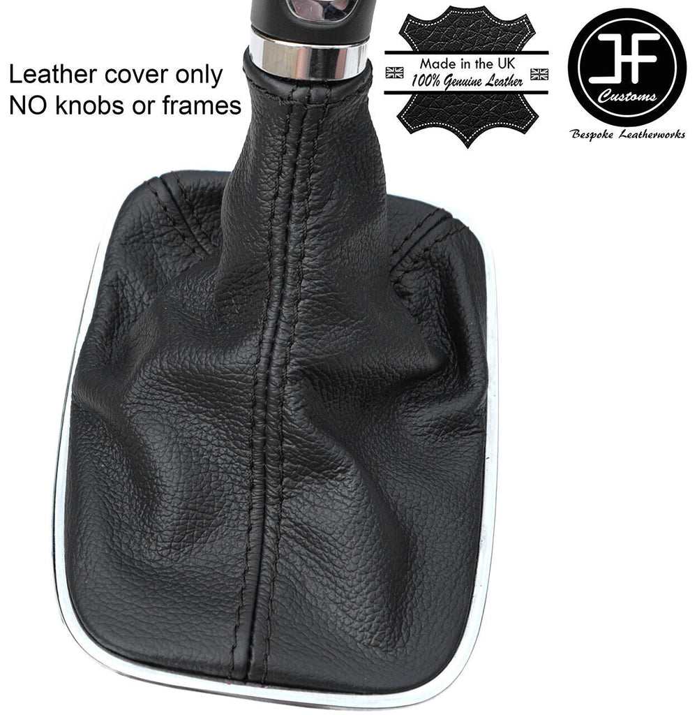 BLACK STITCH LEATHER MANUAL GEAR GAITER FOR VAUXHALL ASTRA MK6 J 2009-2015