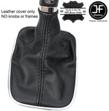 BLACK STITCH LEATHER MANUAL GEAR GAITER FOR VAUXHALL ASTRA MK6 J 2009-2015