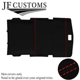 RED STITCH LUXE-SUEDE SUNROOF HEADLINER COVER FITS HUMMER H2 02-09 STYLE 1