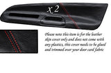 RED STITCH FITS  MITSUBISHI LANCER EVO 7 8 9 VII VIII IX 2 X DOOR CARD COVERS