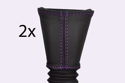 purple stitch FITS VAUXHALL OPEL CORSA C 00-06 2X FRONT SEAT BELT STALK  COVERS