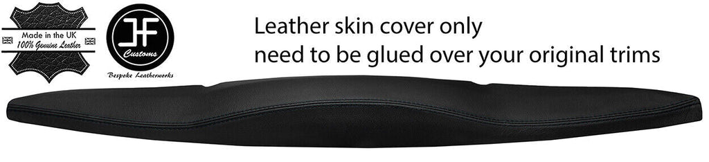 BLACK STITCH REAR INNER TAILGATE PANEL LEATHER COVER FOR SMART FORTWO 451 07-14
