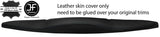 BLACK STITCH REAR INNER TAILGATE PANEL LEATHER COVER FOR SMART FORTWO 451 07-14