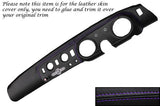 PURPLE STITCH FITS MG MG MIDGET 64-79 DASH DASHBOARD LEATHER SKIN COVER ONLY