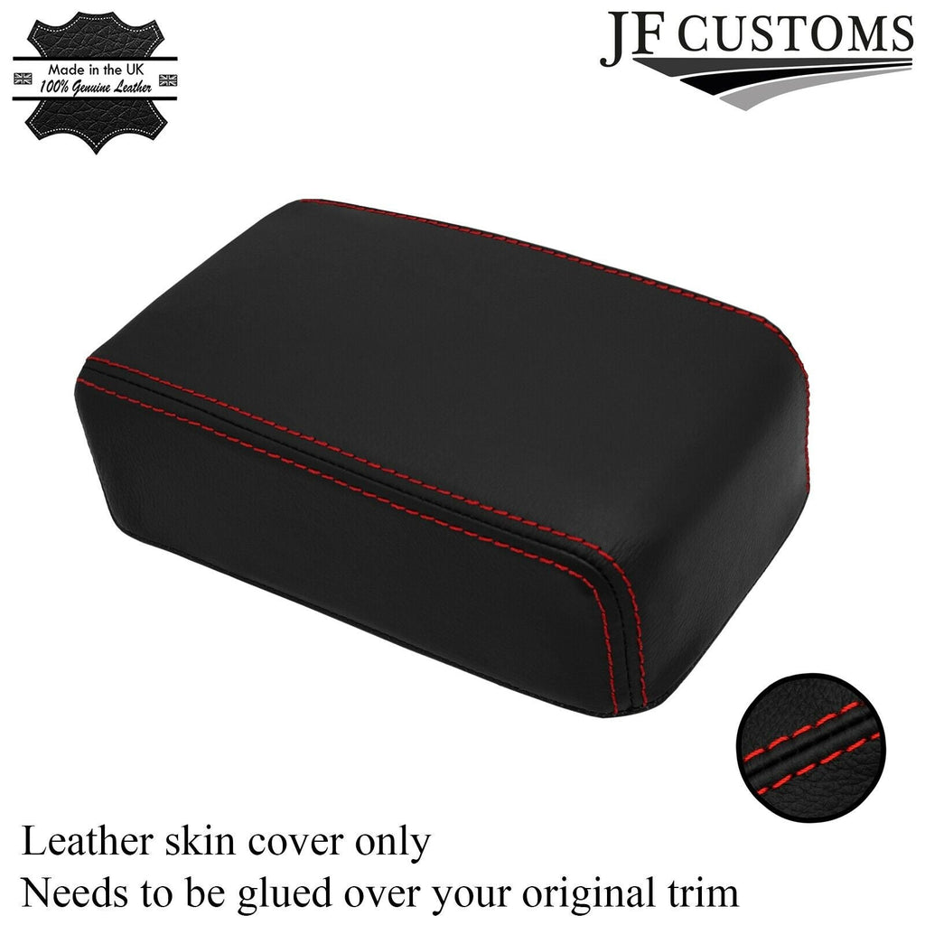 RED STITCH ARMREST LEATHER COVER FITS NISSAN NAVARA D22 2000-2004 CUSTOM NEW