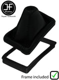 BLACK STITCH LEATHER AUTOMATIC DSG GEAR+PLASTIC FRAME FITS SKODA YETI 2009-2017