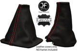 RED STITCH FITS LAND ROVER DISCOVERY I II HI-LOW+ HANDBRAKE GAITER LEATHER