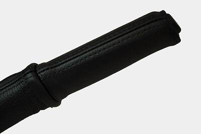 black stitch FITS RENAULT CLIO MK2 98-06 LEATHER HANDBRAKE HANDLE COVER ONLY