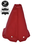 RED LEATHER GEAR GAITER FITS PEUGEOT 306 HATCHBACK ESTATE CABRIO CONVERTIBLE