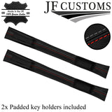 SPORT STITCH LEATHER 2X CAR KEY HOLDER PROTECTOR FOR AUDI ETRON E TRON 18-21