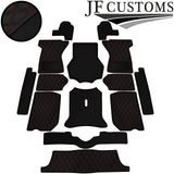 D RED DIAMOND VINYL FULL CARPET KIT FOR TRIUMPH SPITFIRE MK2 MK3 MK4 1500 65-80