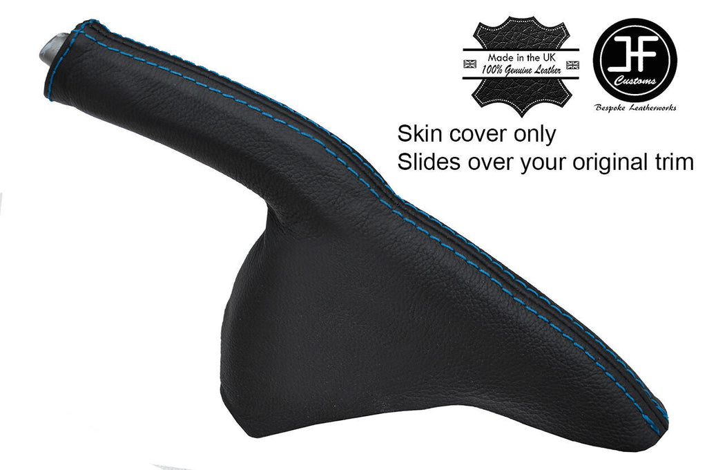 BLUE STITCH TOP GRAIN LEATHER HANDBRAKE GAITER FITS HONDA CIVIC TYPE R S 06-11