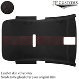 DSG2 RED STITCH D GREY LUXE SUEDE HEADLINER COVER FOR VW GOLF MK6 09-14 3 DOOR