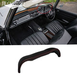 FITS MERCEDES W113 SL RED STITCH DASHBOARD BINNACLE LEATHER SKIN COVER