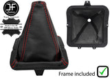 RED STITCH LEATHER MANUAL GEAR+PLASTIC FRAME FOR GREAT WALL V200 V240 10-15