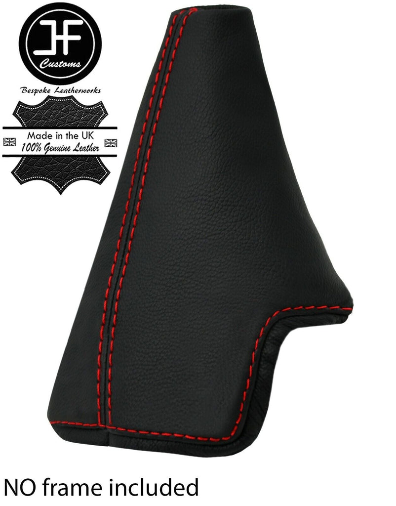 RED STITCH TOP GRAIN LEATHER GEAR GAITER FOR RENAULT ALPINE A610 GTV V6