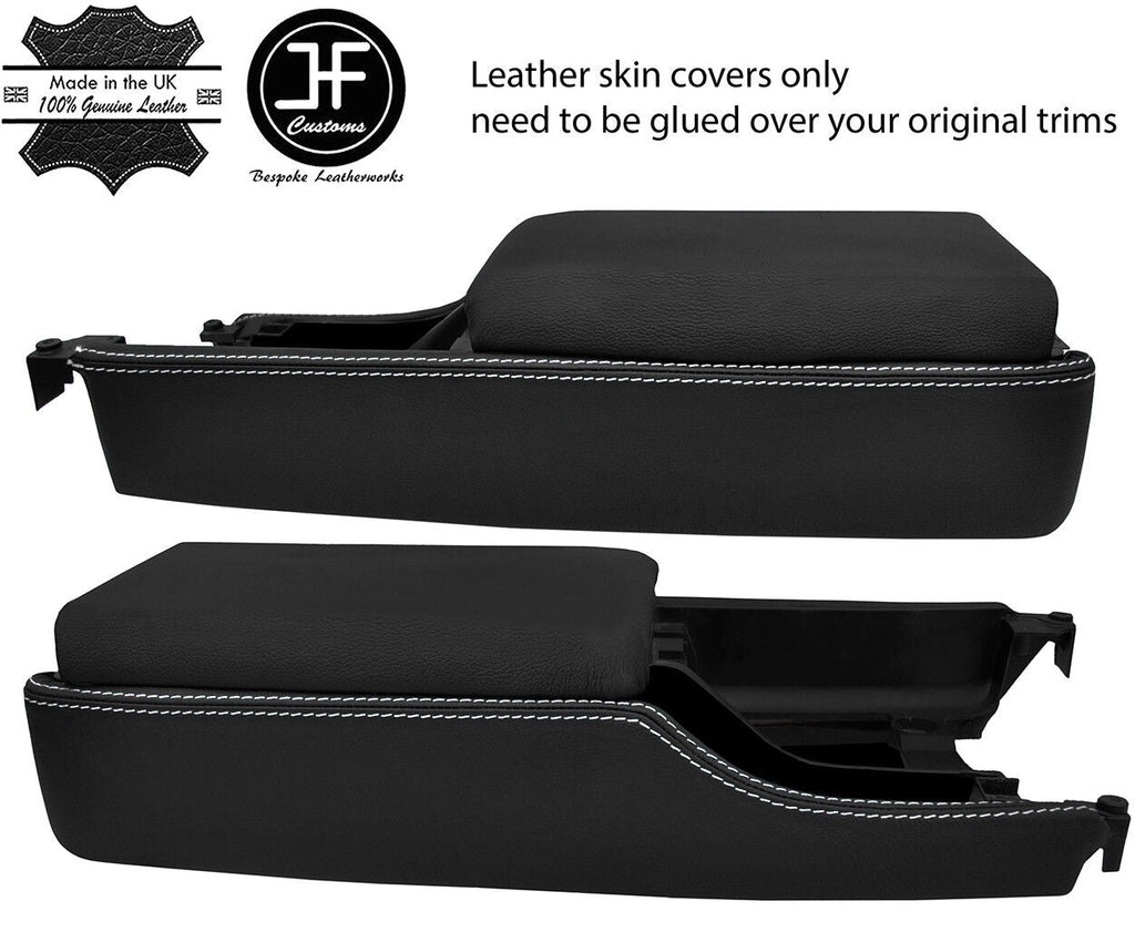 WHITE STITCH CENTRE CONSOLE SIDE TRIM LEATHER COVER FITS NISSAN 300ZX Z32 90-96